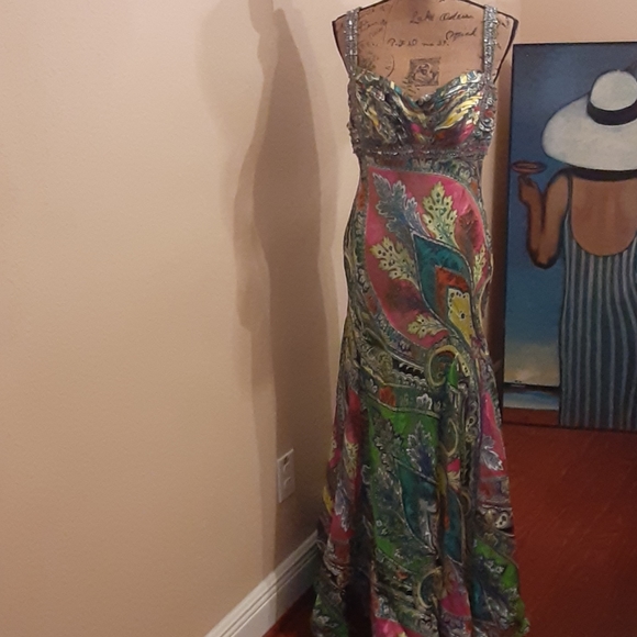 Dress Barn Collection Embellished Gown - Picture 1 of 11
